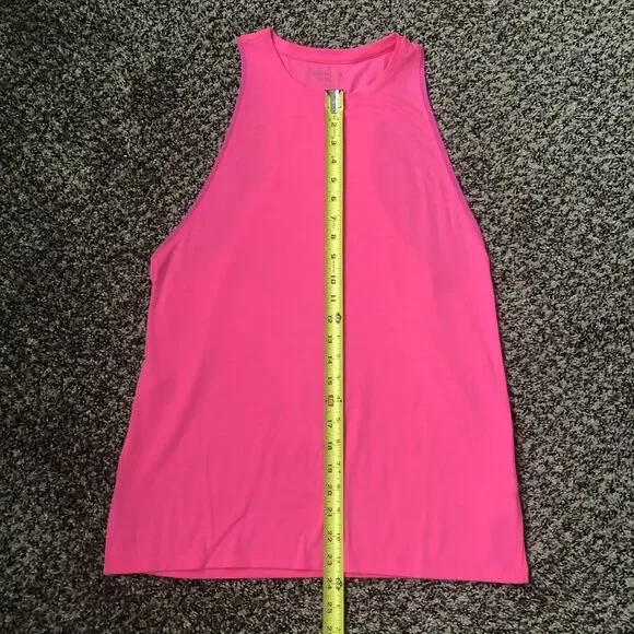 Athleta Sleeveless Top Small Oversized Lightweight Pink Tank - Picture 6 of 10
